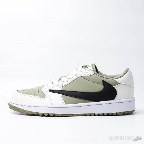 Air Jordan 1 Retro Low Golf Travis Scott Neutral Olive